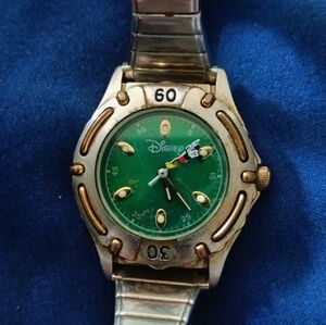 Disney Women's Green and Gold Watch